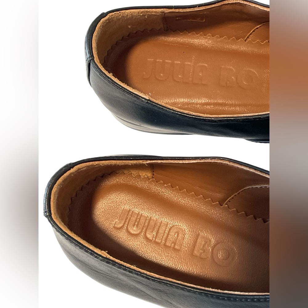 JULIA BO Limehouse Oxford handmade black leather Women, size US 10 EUR 41 NWOB - Picture 4 of 13
